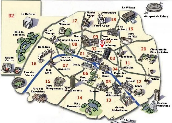 50M2 Rue Rambuteau/Pompidou/Marais/Hotel De Ville